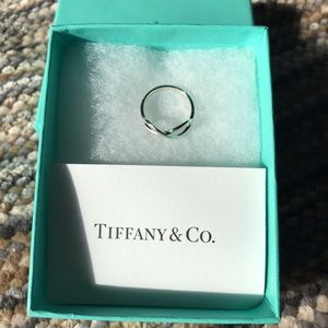 Authentic Tiffany Silver Infinity Ring